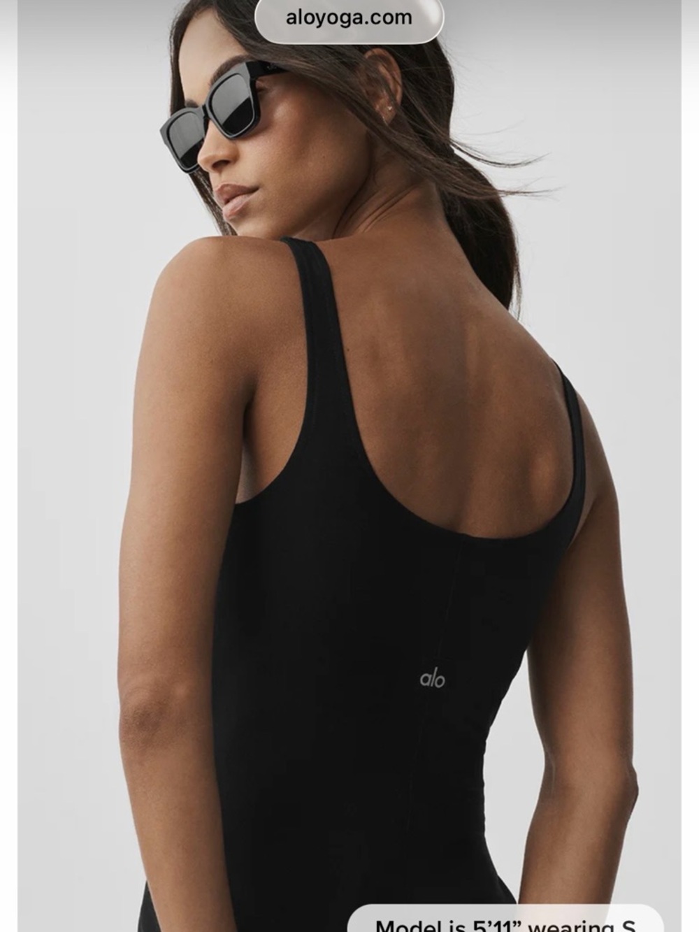 ALO Yoga Women's Black Dress - Picture 2 of 3